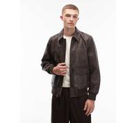 Levi's - Clayton - Giacca aviatore in pelle marrone L