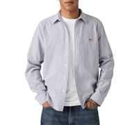 Levi's CLS Battery HM Shirt - Camicia Standard da Uomo con Colletto Bottoni, Confezione da 1, Killian Stripe V2 Navy Blazer, L