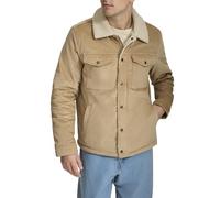 Levi's Corduroy Sherpa Lined Trucker Jacket (Regular & Big & Tall Sizes) Giacca, Sabbia, Balene Larghe, XL Uomo