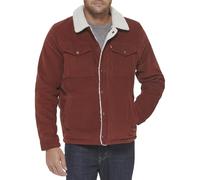 Levi's Giacca da Camionista Foderata in Velluto a Coste (Standard e Grande e Alto) Trucker Sherpa, Ruggine, XXL Tall Uomo
