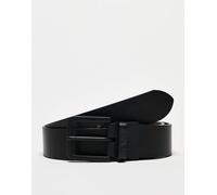Levi's - Core - Cintura in pelle opaca double-face nera/marrone-Nero 120 cm