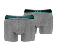 Levi's Cotone Organico Colleagic Boxer Briefs, Grigio Melange Combo, M (Pacco da 2) Uomo