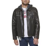 Levi's da uomo LM6TU027 giacche in finta pelle - marrone - 4X Grande