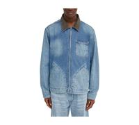 Levi's - Giacca trucker di jeans azzurra con zip-Blu M