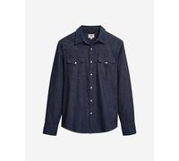 Levi's - Barstow - Camicia di jeans stile western vestibilità classica lavaggio scuro-Blu navy M