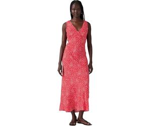 Levi's Donna Abito Midi Atalia con Scollo a V, Slim Fit, Rosso (Scattered Floral Hig), XS