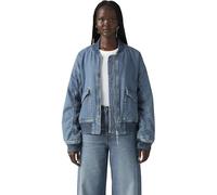 Levi's Donna Bomber Andy con Tasche con Patta, Standard Fit, Blu (Romantic Rewind), L