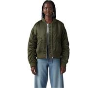 Levi's Donna Bomber Andy con Tasche con Patta, Standard Fit, Verde (Deep Depths), M