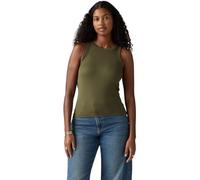 Levi's Donna Canotta Dreamy con Scollo Rotondo, Slim Fit, Verde (Ivy Green), M