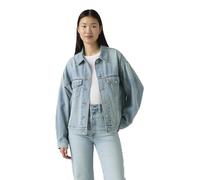 Levi's Donna Giacca in Jeans 90s Trucker in Cotone, Relaxed Fit, Blu (She Knew), M
