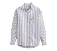 Levi's Donna Harlie Boyfriend Shirt Marinas Stripe Navy Blazer Blue L