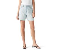 Levi's Donna High Rise Baggy Shorts aus Leinen Denim Luxury Trip Short Blue 30