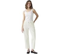 Levi's Donna Jeans 501 90s Ankle in Cotone, Straight Fit, Bianco (Blank Slate), W24/L27