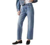 Levi's - 501 - Jeans corti dritti blu slavato W26 L29