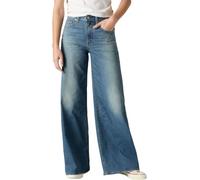 Levi's Donna Jeans 728 Parzialmente Elasticizzati, Gamba Larga, Blu (Quiet Cool), W26/L30