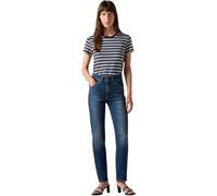 Levi's Donna Jeans Tailored 724 High Rise, Straight Fit, Blu (Dark Woods), W30/L32