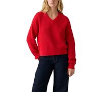Levi's Donna Reese Pullover mit V-Ausschnitt True Red Cotton Red XS