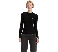 Levi's Donna Rundhals-Rippstrickpullover Caviar Rib Black S