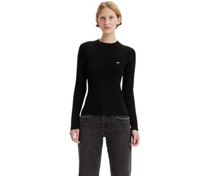 Levi's Donna Rundhals-Rippstrickpullover Caviar Rib Black S
