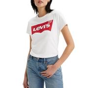 Levi's Donna - T-Shirt in Cotone Grigio con Logo Batwing
