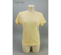 LEVI'S Donna T-shirt LEVIS RED TAB Girls Giallo SHORT SLEEVE Crewneck Vintage