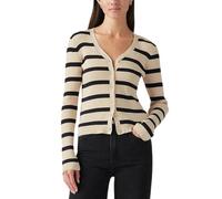 Levi's - Tulip - Cardigan slim in maglia beige a righe-Neutro M