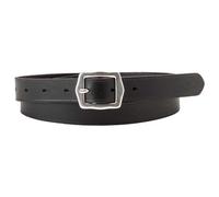 Levi's Donna Women's Lux Leather Belt, Nero Regolare, 80 cm