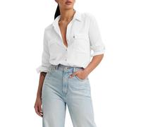 Levi's Doreen Utility Magliette in Tessuto, Bianco, M Donna