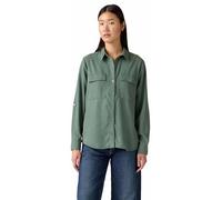 Levi's Doreen Utility Shirt Greens, Foresta oscura, S Donna