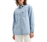 Levi's Dorsey Xl Western Z3341 Indigo Stonew, Camicia Donna, Dorsey Xl Western Z3341 Indigo Stone Wash, M
