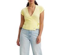 Levi's Dry Goods Pointelle Wrap Felpa, Giallo Polvere, XXS Donna