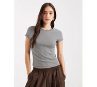Levi's - Dry Goods - T-shirt mini nera traforata-Nero XS