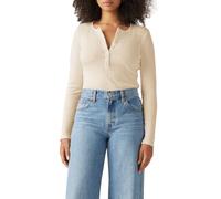 Levi's Dry Goods VACATIONER LS Maglietta, Oatmeal Heather B027, L Donna