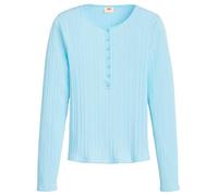 Levi's Dry Goods Vacationer LS Camicia Henley, Niagara Mist, XS Donna
