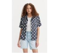 Levi's Ember Short-Sleeve Bowling Maglietta, Annie DOT Navy Smoke, S Donna