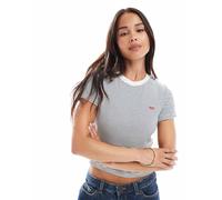 Levi's - Essential - T-shirt a righe con logo sportivo-Multicolore S