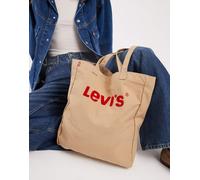 Levi's - Everyday - Borsa shopping color pietra con grafica-Neutro One Size