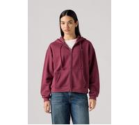 Levi's Everyday Zip Hoodie Burgundy Brushed Fle Taglia: XS | Felpe con cappuccio Outlet | Donna | Marrone