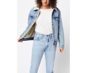 Levi's - Ex-Bf Sherpa Trucker W Blu - Abbigliamento XS Blu