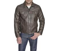 Levi's Faux Leather Sherpa Lined Trucker Jacket Giacca in finta pelle Uomo