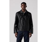 Levi's - The Trucker - Giacca in pelle sintetica nera-Nero L