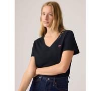 Levi's - Favorite Country Air - T-shirt in jersey nera con scollo a V-Nero XL
