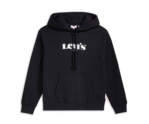 Levi's Felpa Con Cappuccio Logo Nero Donna L