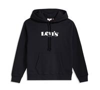 Levi's Felpa Con Cappuccio Logo Nero Donna S