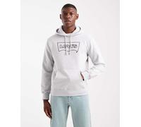 Levi's - Felpa con cappuccio standard grigio mélange con logo batwing M