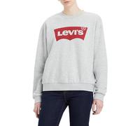 Levi's Felpa da Donna Everyday Crew, Crew Core Batwing II Starstruck Heather Grey Starstruck Hetaher Grey, L