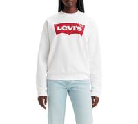 Levi's Gr Maglia di Tuta, Everyday Crew Core Batwing White+, L Donna