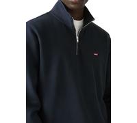 Levi's - Original - Felpa blu navy con zip corta e logo batwing M