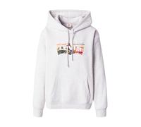 LEVI'S ® Felpa 'Everyday Hoodie' grigio chiaro / verde scuro / arancione / bianco Donna LEVI'S ® XS grigio chiaro / verde scuro / arancione / bianco