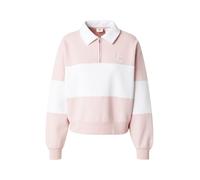 LEVI'S ® Felpa 'Graphic Banks Quarter-Zip Sweatshirt' rosa / bianco Donna LEVI'S ® XS rosa / bianco